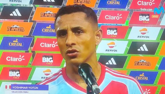 Yotún declaró tras el empate de Perú ante Venezuela en Lima | Captura de video: Movistar Deportes