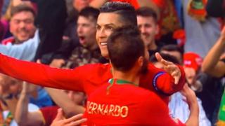 Portugal vs. Suiza: Cristiano Ronaldo y el descomunal tiro libre para el 1-0 por UEFA Nations League | VIDEO