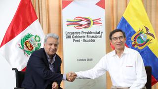 Vizcarra y Moreno suscribieron declaración conjunta tras XIII Gabinete Binacional entre Perú y Ecuador
