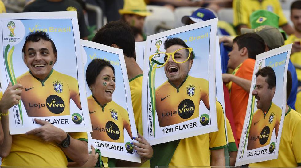 Brasil vs. Chile: la fiesta en las tribunas de estadio Mineirao - 1