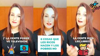 TikTok: El controversial vídeo que explica seis diferencias entre ricos y pobres