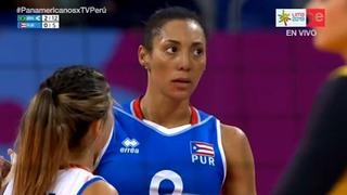 Voleibolista costarricense sufre corte en el rostro durante la competencia
