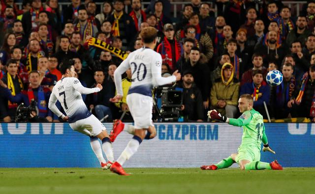 Barcelona vs. Tottenham: Cillessen se disfrazó de Ter Stegen y salvó a los culés del 1-1. (Foto: EFE/Reuters)