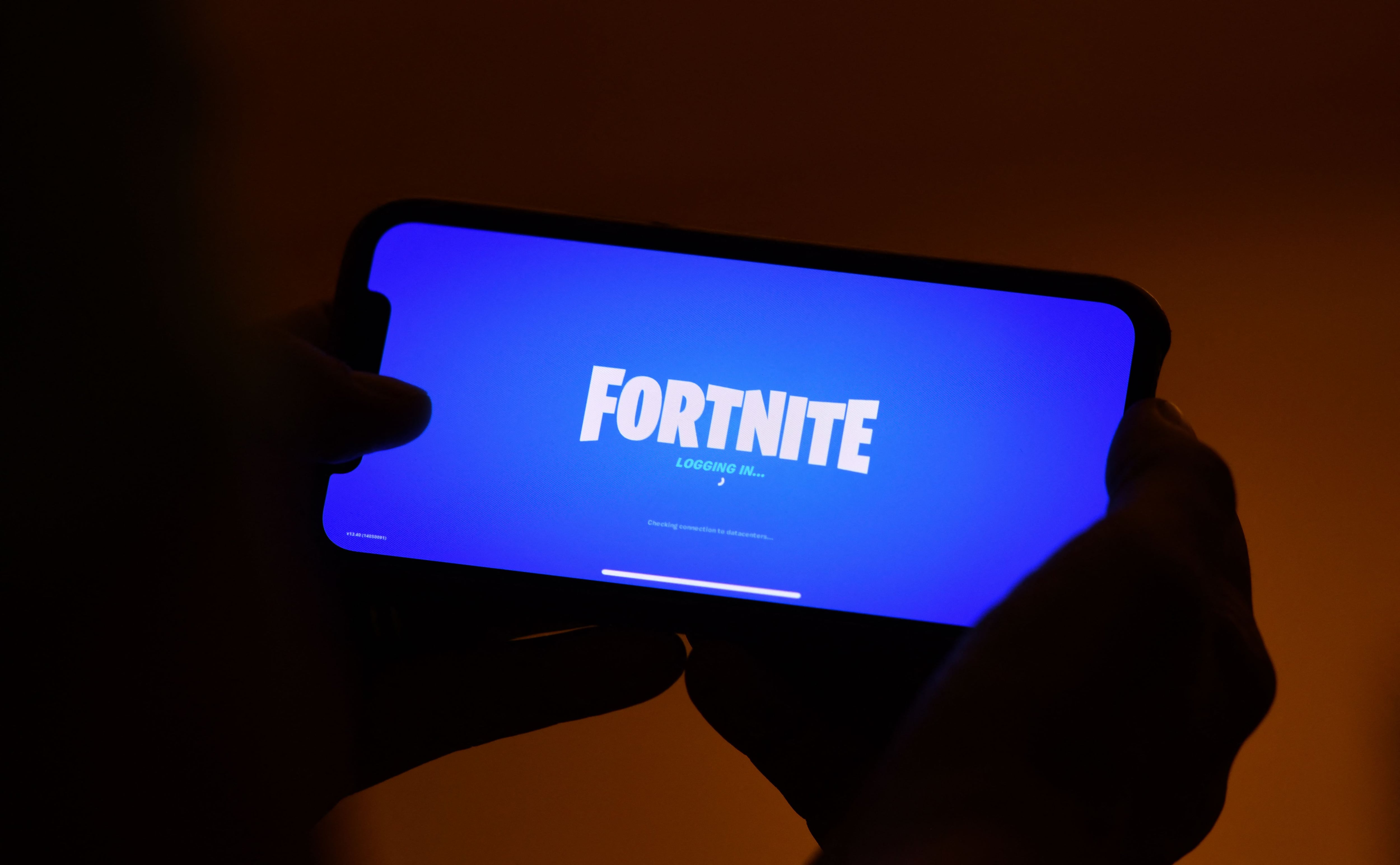Fortnite on an Apple device.