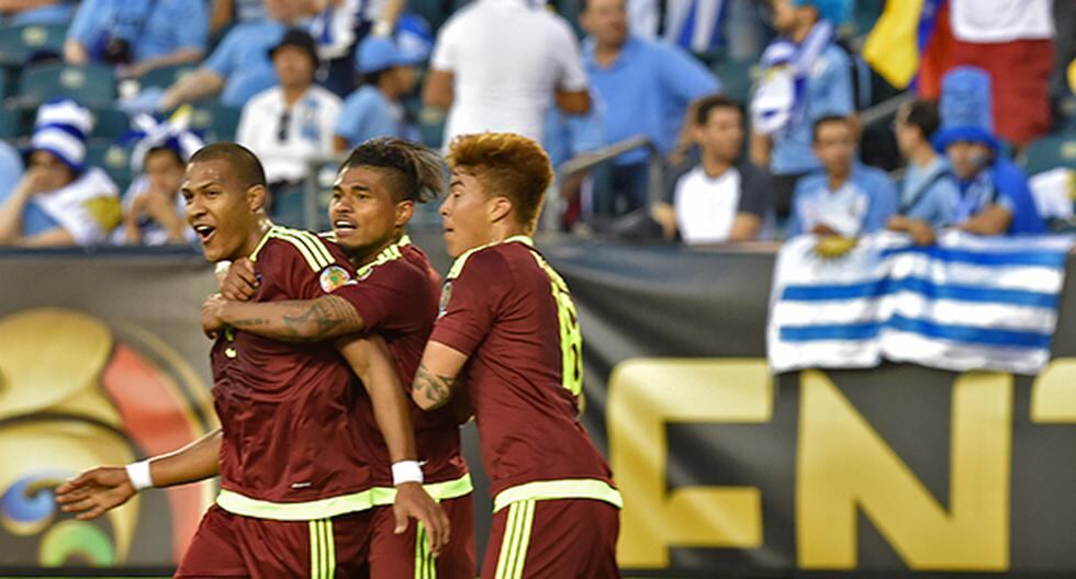 Uruguay sufrió una dolorosa derrota ante Venezuela por la Copa América. (Foto: AFP)