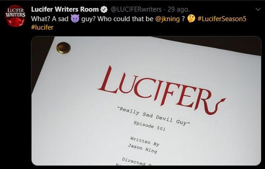 'Un diablo realmente triste' es el título del estreno de la quinta y última temporada de "Lucifer" (Foto: Twitter)