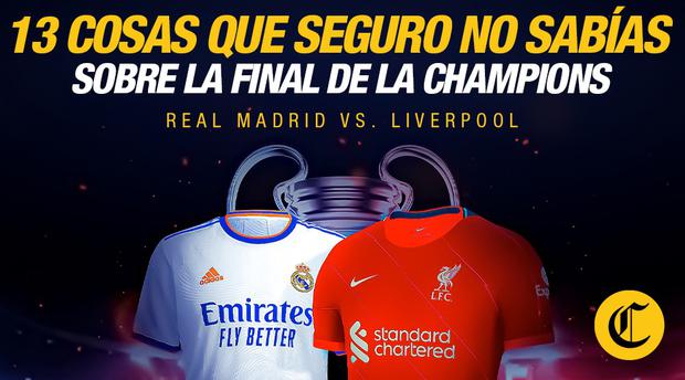 Real Madrid y Liverpool disputarán la final de la Champions League en el Stade de France. Te dejamos los 13 datos que quizás no sabías.