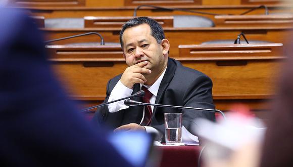 El congresista Bienvenido Ramírez calificó el informe aprobado por la Subcomisión de Acusaciones Constitucionales como "trucho". (Foto: Juan Ponce / Video: Congreso de la República)