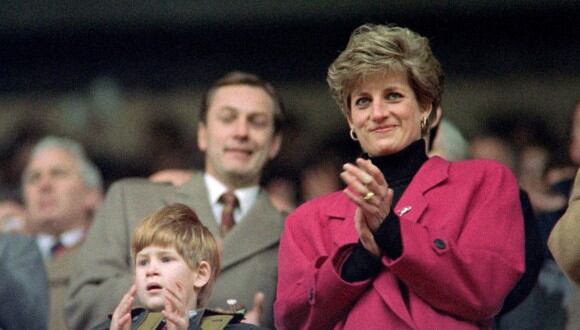 Enrique de Sussex y Diana de Gales. (Foto: AFP)