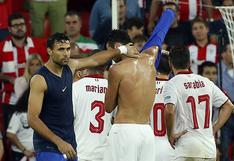 YouTube: arquero del Sevilla golpeó a delantero sin balón en juego y generó penal