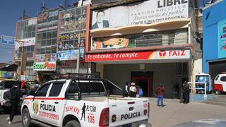 Junín: desocupan local del partido oficialista Perú Libre que ocupó por 11 años en Huancayo