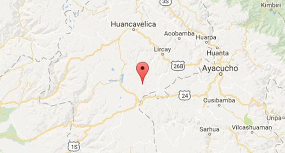 Perú. Sismo de 3,8 grados de magnitud se registró en Huancavelica sin causar daños ni víctimas. (Foto: IGP)