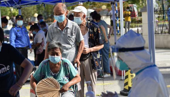 Coronavirus en China| Últimas noticias | Último minuto: reporte de infectados y muertos por COVID-19 hoy, domingo 08 de agosto del 2021. (Foto: STR / AFP) / China OUT).