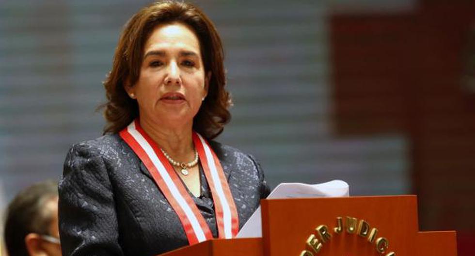 Elvia Barrios es la nueva presidenta del Poder Judicial. (Foto: Andina)