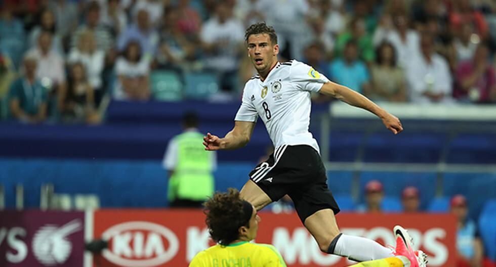 Alemania goleó este jueves a México por un abultado 4-1. Leon Goretzka fue elegido la figura del partido. (Foto: Getty Images)