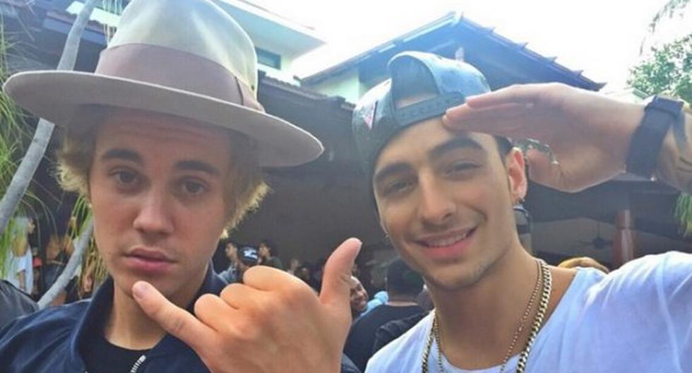 Maluma y Justin Bieber juntos en Miami. (Foto: Instagram)