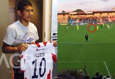 Edison Flores ovacionado por hinchas del Aalborg de Dinamarca en su debut
