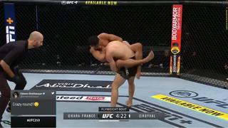 UFC 253: la espectacular guillotina de Brandon Royval para someter a Kai Kara-France | VIDEO