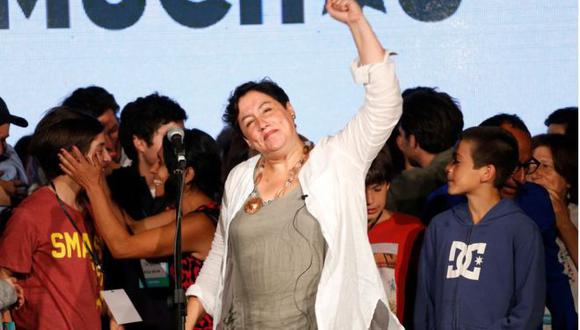 Beatriz Sánchez, de Frente Amplio, sorprendió con el 20% del total de votos en las elecciones en Chile.