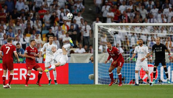 Gareth Bale fue la figura de la final de Champions League entre Real Madrid y Liverpool. El galés se consagró con un golazo de chalaca en Kiev. (Foto: Reuters)