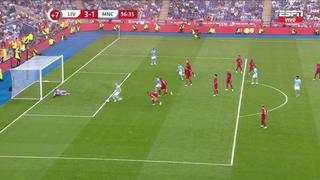 Estaba solo: para no creer el gol que Erling Haaland falló en el Liverpool vs. Manchester City | VIDEO