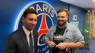 Lionel Messi e Ibai Llanos: ¿de qué conversaron durante su presentación en el PSG?