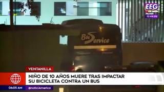 Ventanilla: bus de transporte privado atropella a niño de 10 años