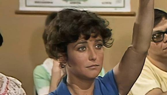 Angélica María, conocida como la ‘Novia de México’, tuvo una participación especial en un episodio de El Chavo del 8. (Foto: YouTube)