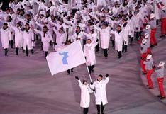 Histórico momento en que las dos Coreas desfilan unidas en los Juegos Olímpicos de Invierno