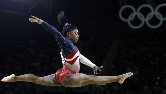 Biles brilló en Rió 2016 y quedó entre los 10 mejores deportista.