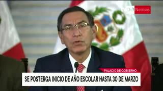 Presidente Martín Vizcarra anuncia nuevas medidas para enfrentar el coronavirus