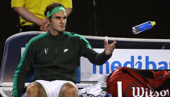 Roger Federer se retiró de Miami por problema estomacal