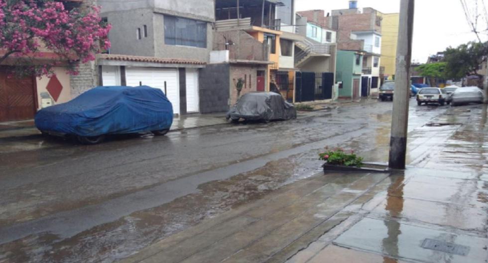 Una lluvia de verano (gotas gruesas) cayó esta mañana sobre varios distritos de la capital, especialmente en Lima Norte y Lima Este, informó el Senamhi. (Foto: Andina)