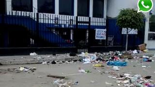 Vía WhatsApp: arrojaron basura en calles de Carmen de la Legua