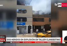 Comas: explosión en taller clandestino de pirotécnicos deja tres heridos | VIDEO