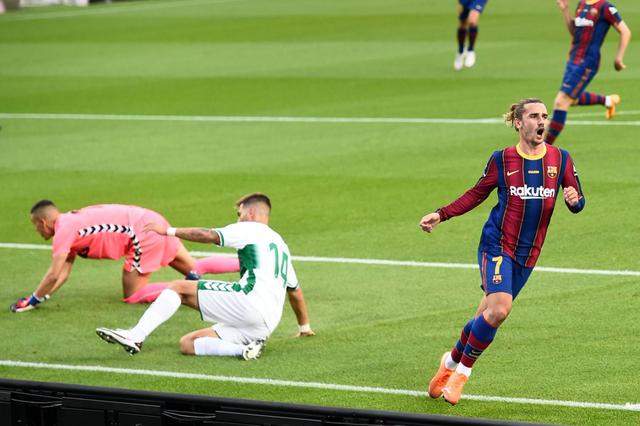 Antoine Griezmann convirtió el 1-0 a favor del Barcelona