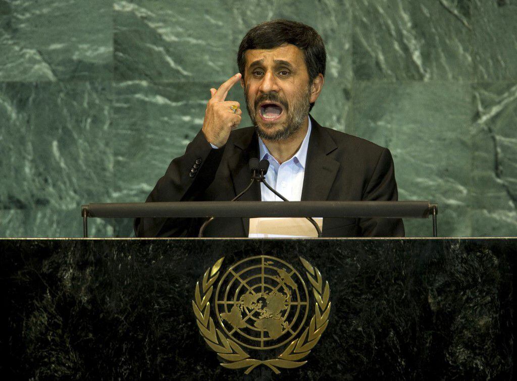 El cuestionamiento de Mahmoud Ahmadinejad a la versión oficial sobre los atentados del 11-S durante la Asamblea del 2010 mereció el rechazo de 33 delegaciones. (Foto: Don Emmert / AFP).