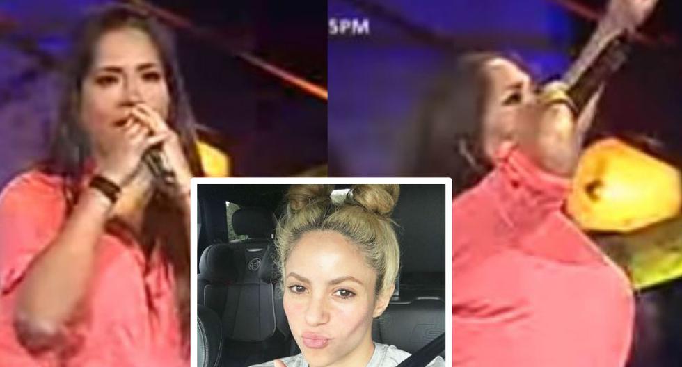 Kathia Palma hizo reír a todos con la imitación que hizo de Shakira (Foto: Instagram)