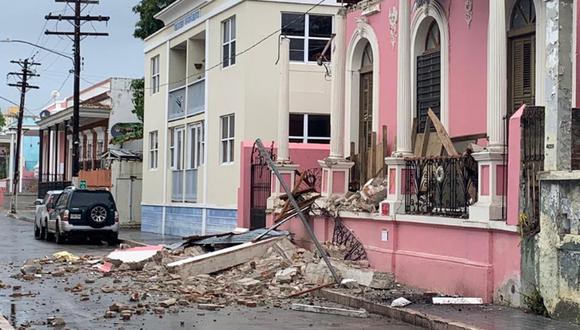 Sismo en Puerto Rico: En el municipio de Ponce se registraron daños estructurales en residencias y edificios del casco urbano. Imagen de la alcaldesa María “Mayita” Meléndez. (Twitter / Mayita Meléndez).