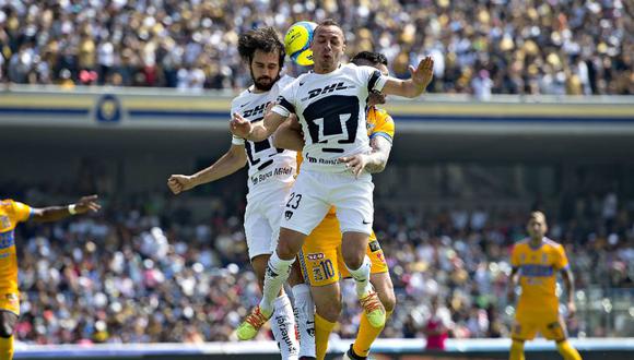 Tigres UANL realizó su peor partido en el Torneo Clausura. No tuvo capacidad de reacción ante      Pumas UNAM. Los goles fueron convertidos por Alejandro Arribas y Matías Alustiza. (Foto: Imago7)