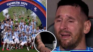 Lionel Messi: Del llanto desconsolado a la algarabía incontenible por título de la Copa América