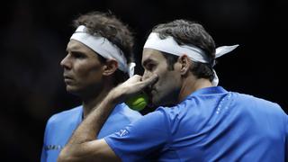 Roger Federer y Rafael Nadal ganan jugando juntos en Laver Cup