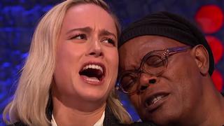 Brie Larson y Samuel L. Jackson parodian ´Shallow´ deLady Gaga y Bradley Cooper | VIDEO