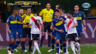 Boca vs. River: Pity Martínez y el primer conato de bronca en la final de la Copa Libertadores | VIDEO