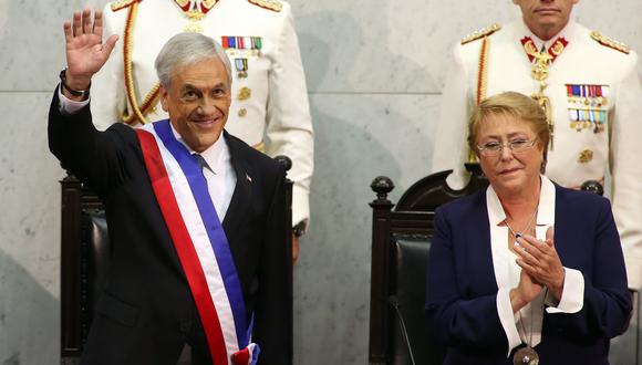 Sebastián Piñera asume la presidencia de Chile en reemplazo de Michelle Bachelet. (AFP).