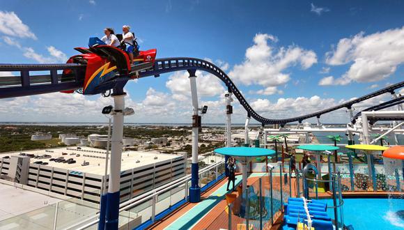 Una montaña rusa dentro del crucero Carnival Mardi Gras, ya es una realidad. (Foto: Orlando Sentinel)