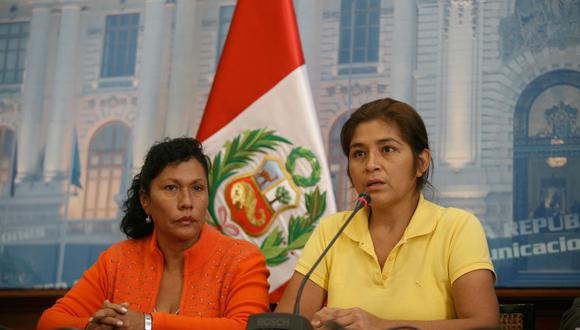 La ex parlamentaria andina Elsa Malpartida y la ex congresista Nancy Obregón son acusadas por los presuntos delitos de narcotráfico y financimiento del terrorismo. (Foto: Archivo El Comercio)