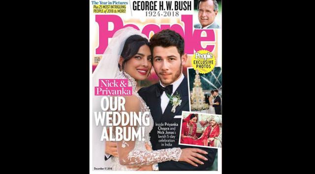 Priyanka Chopra y Nick Jonas se casaron en una boda de ensueño. El vestido de la novia fue un diseño de Ralph Lauren. El increíble velo tuvo más de 22 metros de largo. (Foto: Instagram)