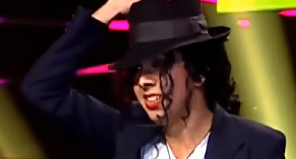 Imitador de Michael Jackson logró convencer al jurado de Yo Soy con su baile y voz. (Foto: Captura Latina)
