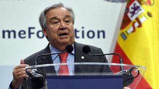 El mundo debe elegir entre “esperanza” o “capitulación”, dice António Guterres al abrir la COP25